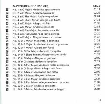 CD Cristina Ortiz: 24 Preludes • Suite Mignonne • Berceuse