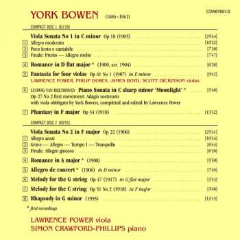 2CD Lawrence Power: The Complete Works For Viola And Piano