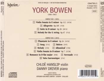 CD York Bowen: The Complete Works For Violin And Piano