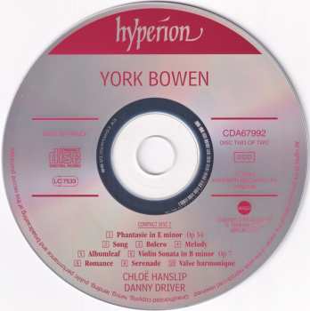 CD York Bowen: The Complete Works For Violin And Piano