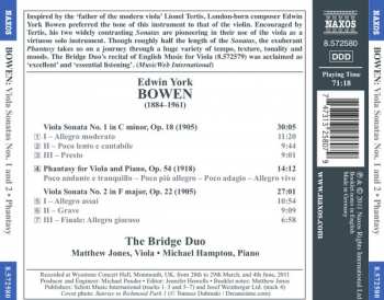 CD York Bowen: Viola Sonatas Nos. 1 and 2 / Phantasy, Op. 54