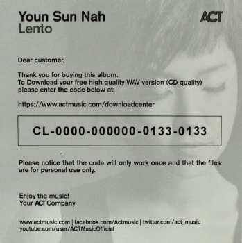 LP Youn Sun Nah: Lento