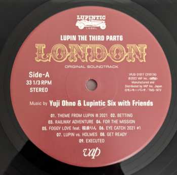 LP Yuji Ohno & Lupintic Six: Lupin The Third Part 6 London Original Soundtrack LTD