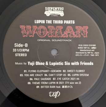 LP Yuji Ohno & Lupintic Six: Lupin The Third Part 6 Woman Original Soundtrack LTD