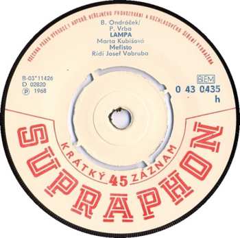 SP Marta Kubišová: Zimní Království / Lampa