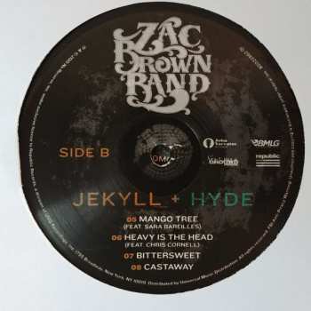 2LP Zac Brown Band: Jekyll + Hyde