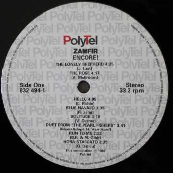 LP Gheorghe Zamfir: Encore!