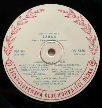 3LP Orchestr Národního Divadla: Šárka (3xLP)