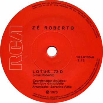 SP Zé Roberto: Lotus 72 D