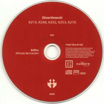 6CD/Box Set Zefiro: The Mozart Collection