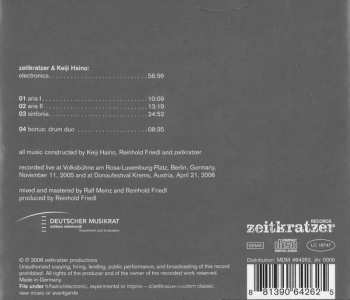 CD Zeitkratzer: Electronics