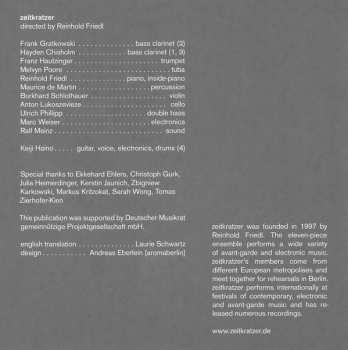 CD Zeitkratzer: Electronics