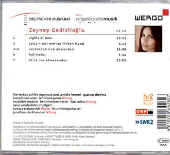 CD Zeynep Gedizlioglu: Verbinden Und Abwenden