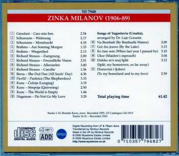 CD Zinka Milanov: Zinka Milanov: In Recital