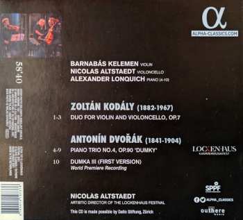 CD Antonín Dvořák: Duo For Violin And Violincello Op. 7 / Piano Trio Op. 90 ‛Dumky’