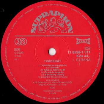 LP Zora Jandová: Tisíckrát