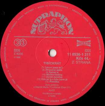 LP Zora Jandová: Tisíckrát