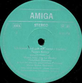 LP Zsuzsa Koncz: Ich Komm Und Geh Mit Meinen Liedern