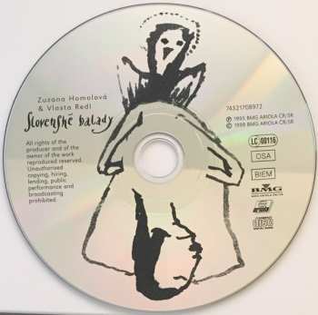 CD Zuzana Homolová: Slovenské Balady / Slovak Ballads