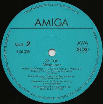 LP ZZ Top: Afterburner