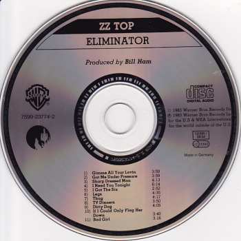 CD ZZ Top: Eliminator