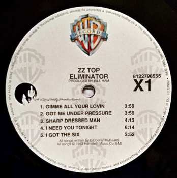 LP ZZ Top: Eliminator