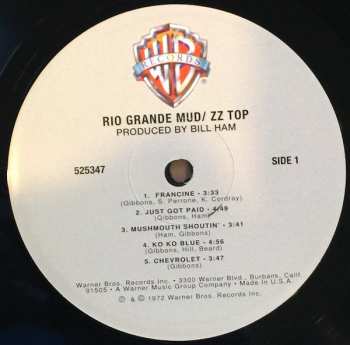 LP ZZ Top: Rio Grande Mud