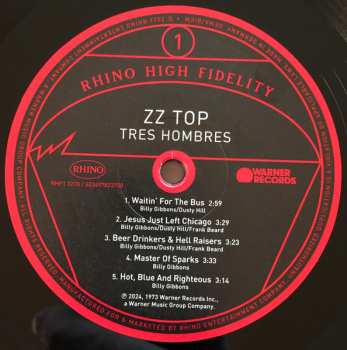 LP ZZ Top: Tres Hombres